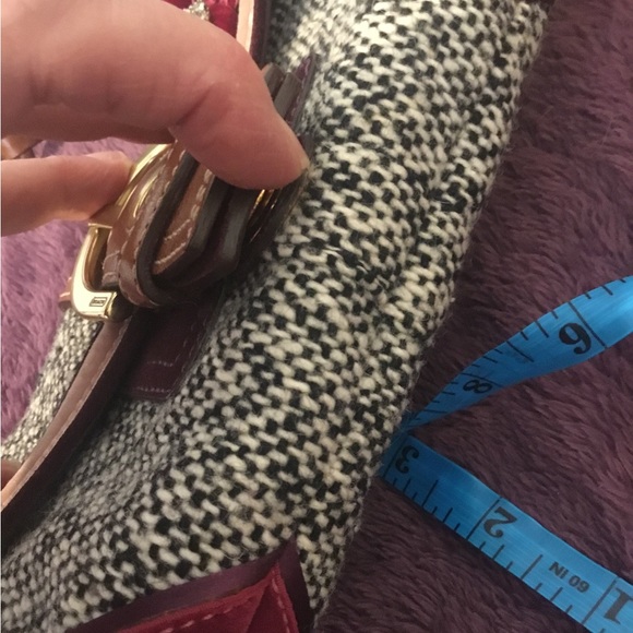 Vintage Coach Soho Limited Edition Small Tweed Velvet & Suede Baguette Bag - Picture 14 of 16